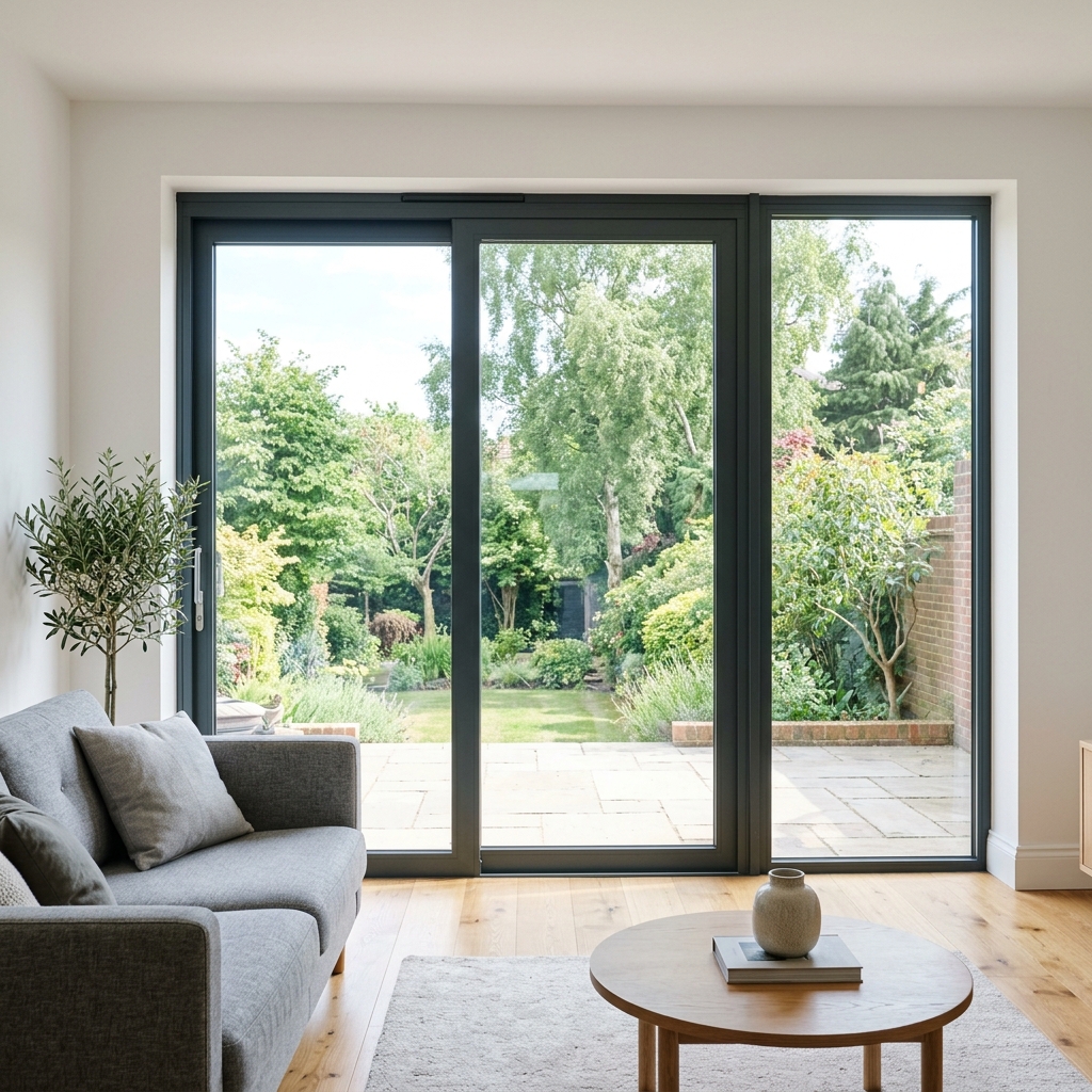 Ventana termopanel aluminio